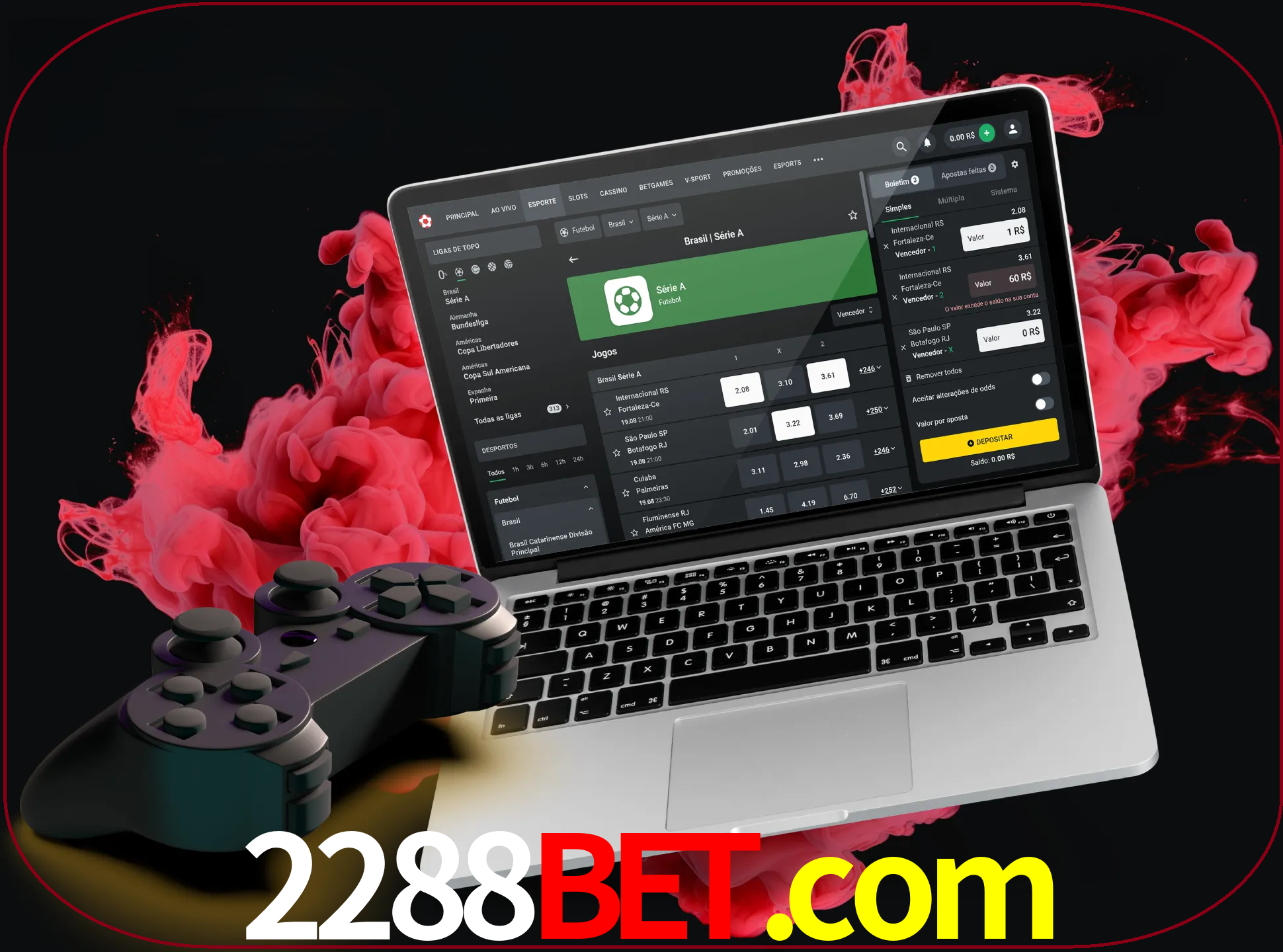 Visite a secção especial de jogos de vídeo em 2288bet para descobrir em que jogos pode apostar e ganhar muito dinheiro.