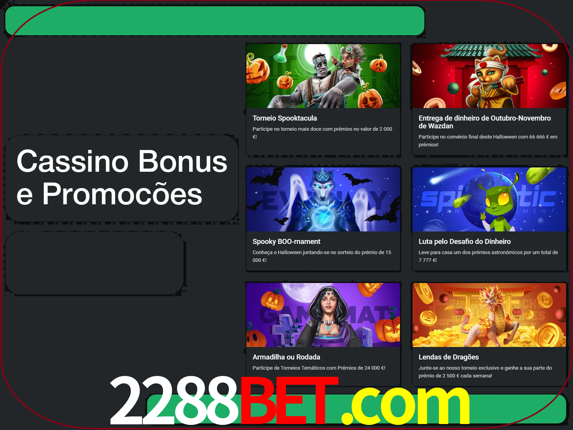 Verifique se há novos bônus de cassino para reivindicar.